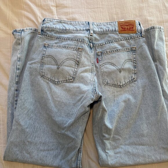 Levi's Superlow Women's Jeans Size 29 Loose Fit Light Denim - Picture 4 of 8